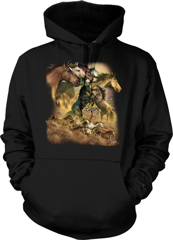 NOFO Clothing Co Wild Horses Hooded Sweatshirt