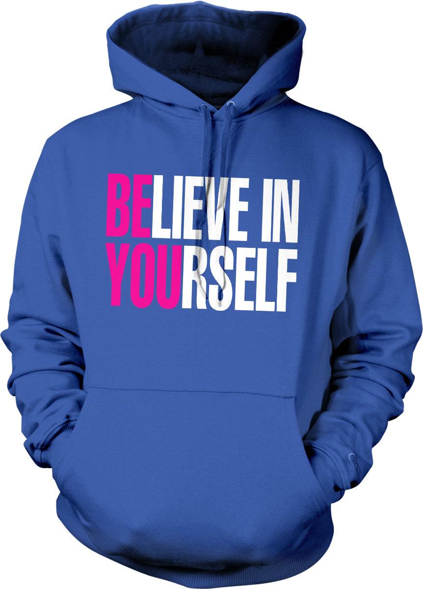 Be You Hooded Sweatshirt – Comfortable Gym Wear With Pouch Pocket & Adjustable Drawcord