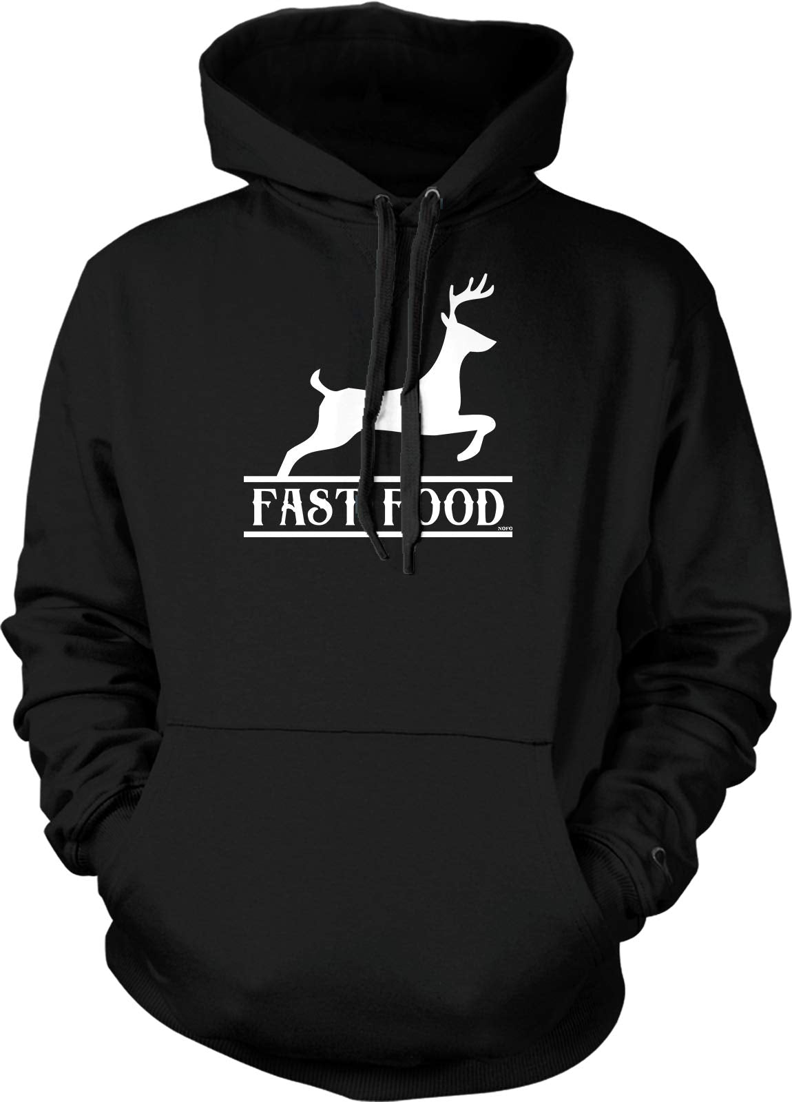 NOFO Clothing Co Fast Food, Hunting Deer Hooded Sweatshirt