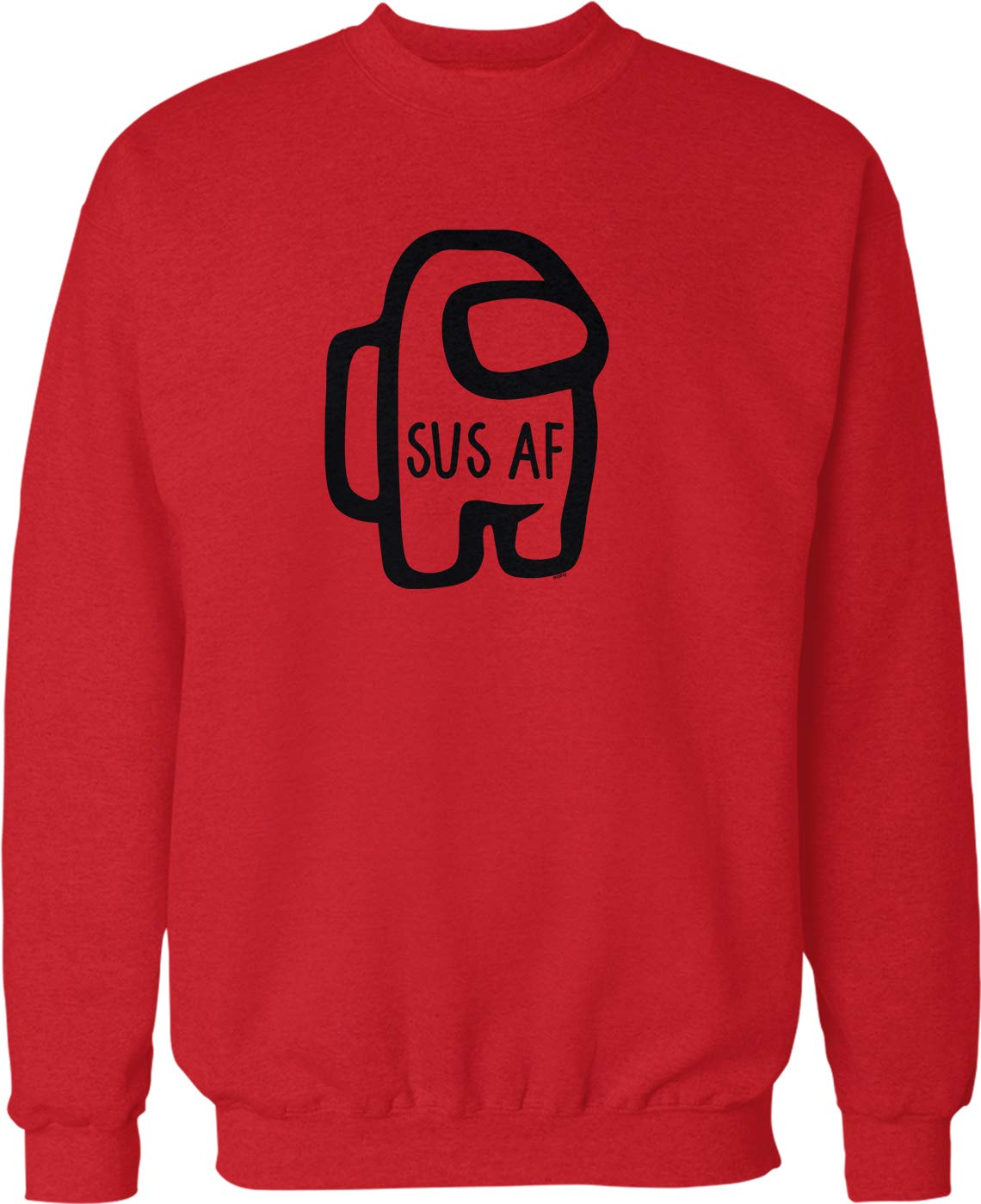 NOFO Clothing Co sus af Crew Neck Sweatshirt, XXL Red