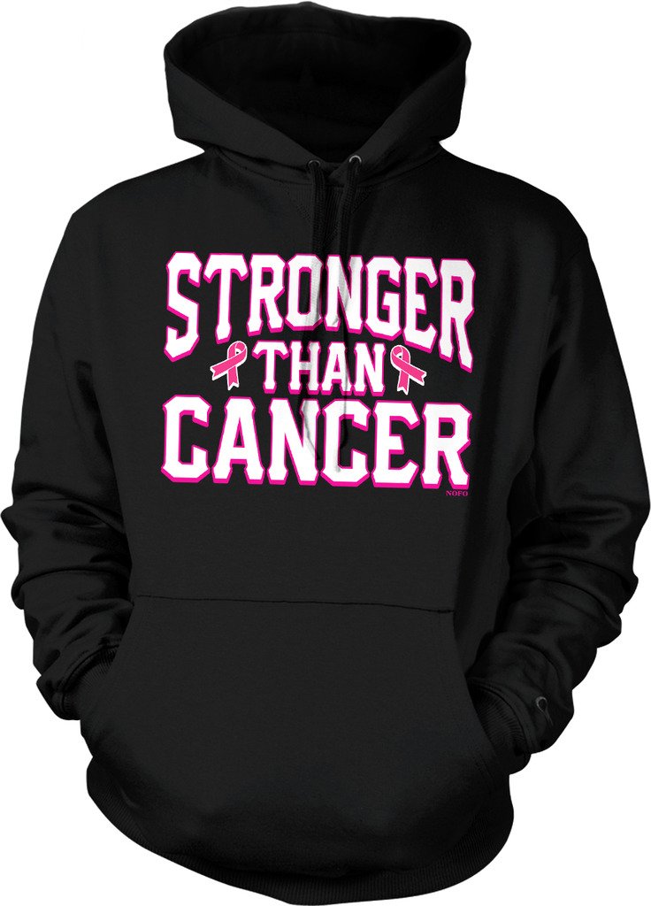 NOFO Clothing Co Stronger Than Cancer Hooded Sweatshirt
