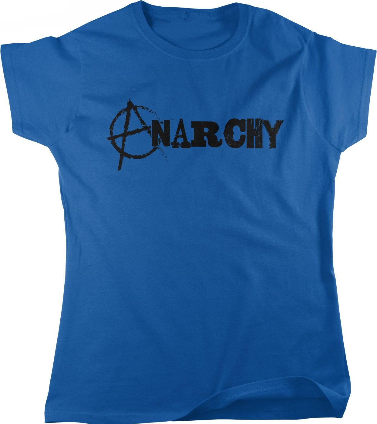 Women's Anarchy T-Shirt - Durable Cotton Shirt | Full Cut Fit & Bold Messaging Tee