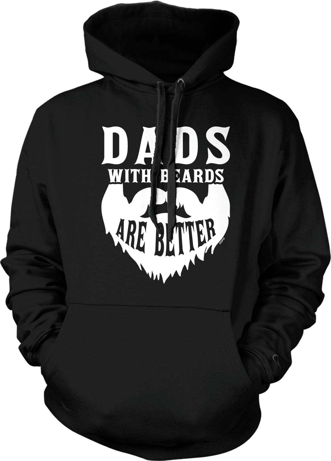 NOFO Clothing Co Dads with Beards are Better Hooded Sweatshirt