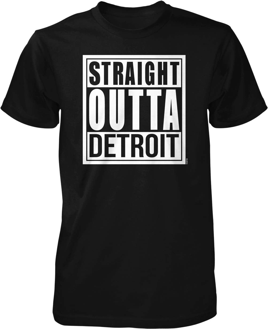 NOFO Clothing Co Straight Outta Detroit Men's T-Shirt
