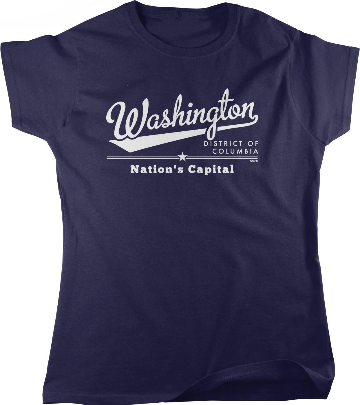 District of Columbia T-Shirt – Women's Cotton Tee | Comfortable Fit, City Pride Shirt