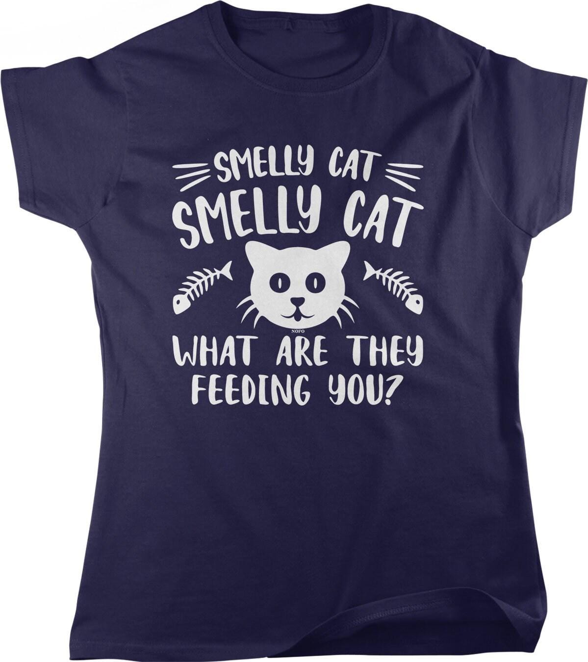 Smelly Cat T-shirt - Women's Cotton Tee | Iconic TV Sitcom Apparel, Pre-Shrunk Cotton