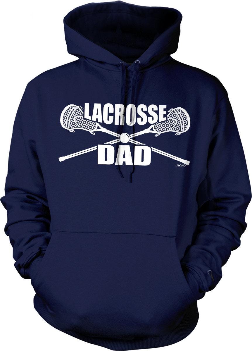 Lacrosse Dad Hoodie – Cozy Hooded Sweatshirt with Double Ply Hood & Pouch Pocket