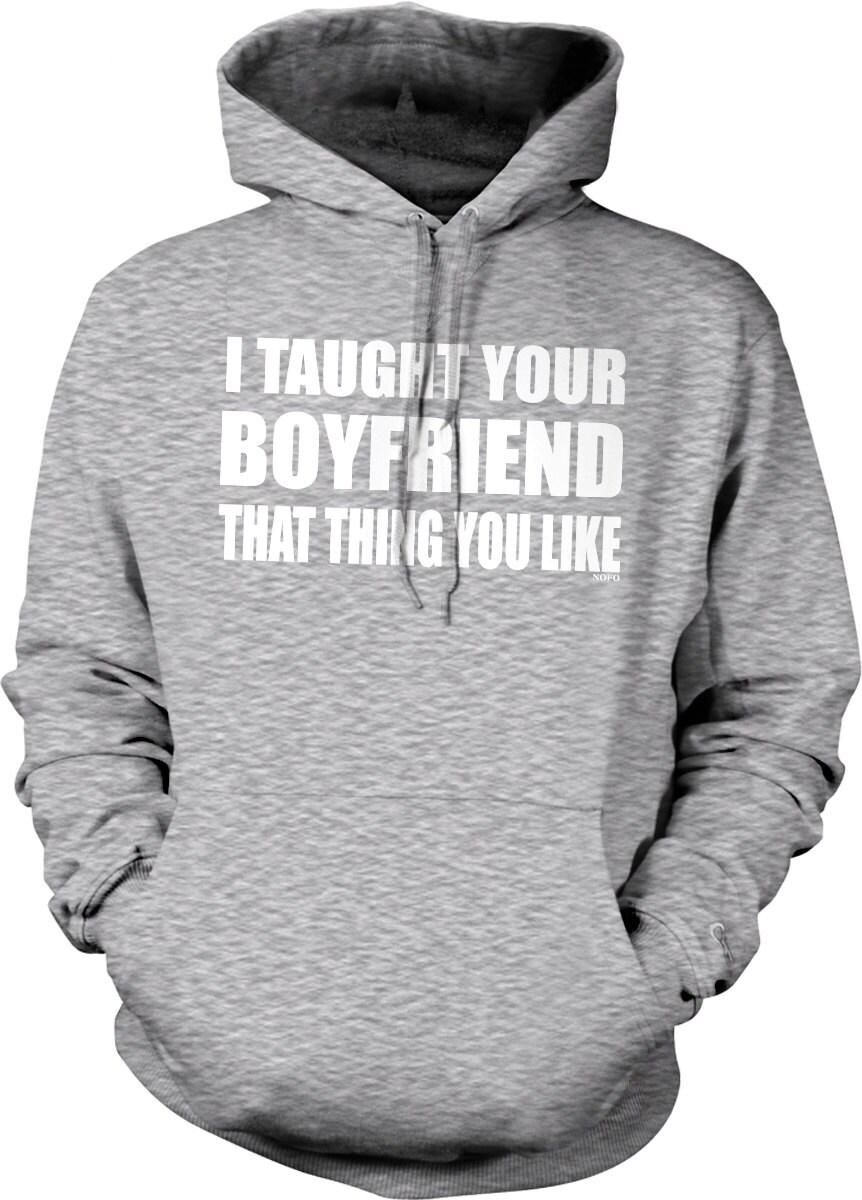 Hooded Sweatshirt – Funny Boyfriend Cozy Winter Layering Hoodie With Pouch Pocket & Soft Fabric