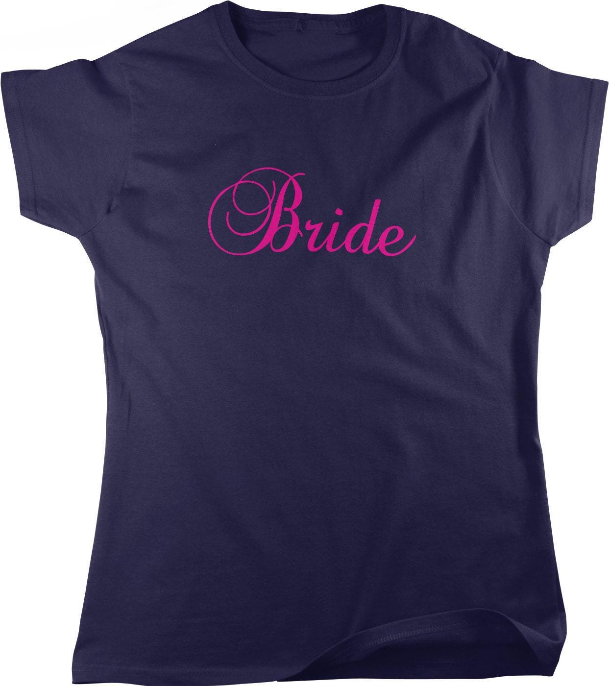 Pink Bride T-Shirt – Comfortable Wedding Women's Tee For Bachelorette Party