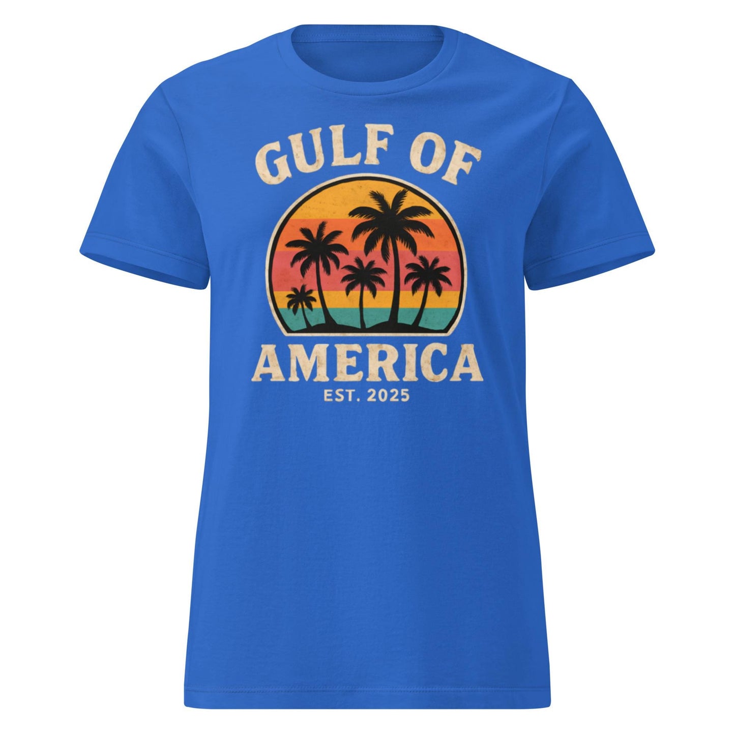 gulf of america est. 2025 maga Women’s basic softstyle t-shirt