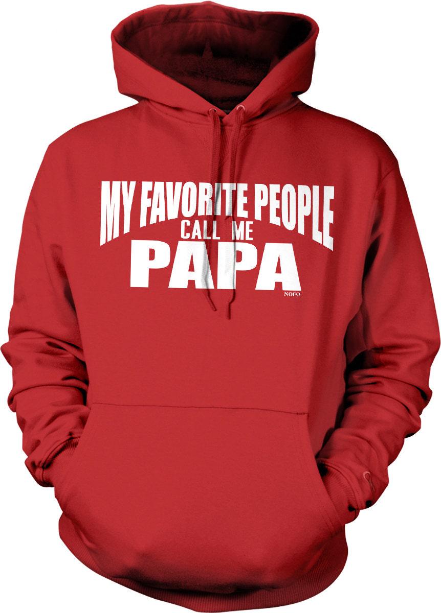 Papa Hooded Sweatshirt – Comfortable Dad Hoodie | Relaxed Fit Cotton Polyester