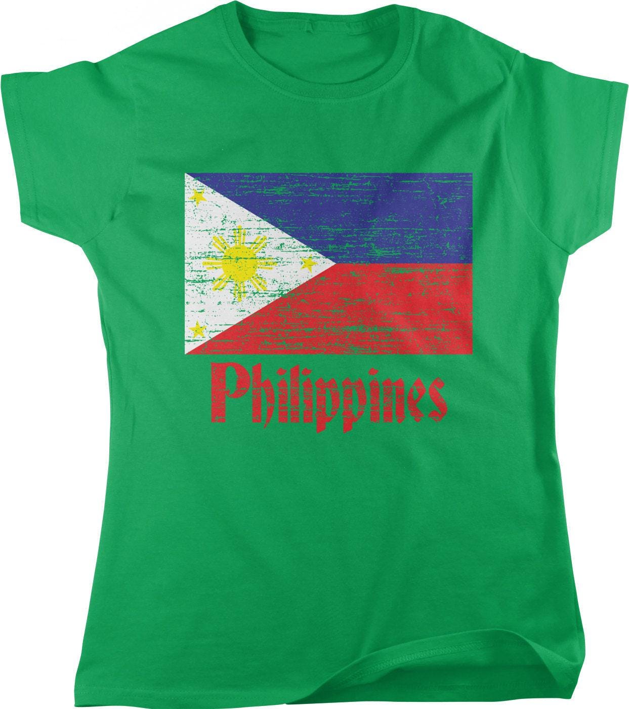 Filipino Pride T-Shirt - Women's Flag Tee | Soft Lightweight Cotton Shirt