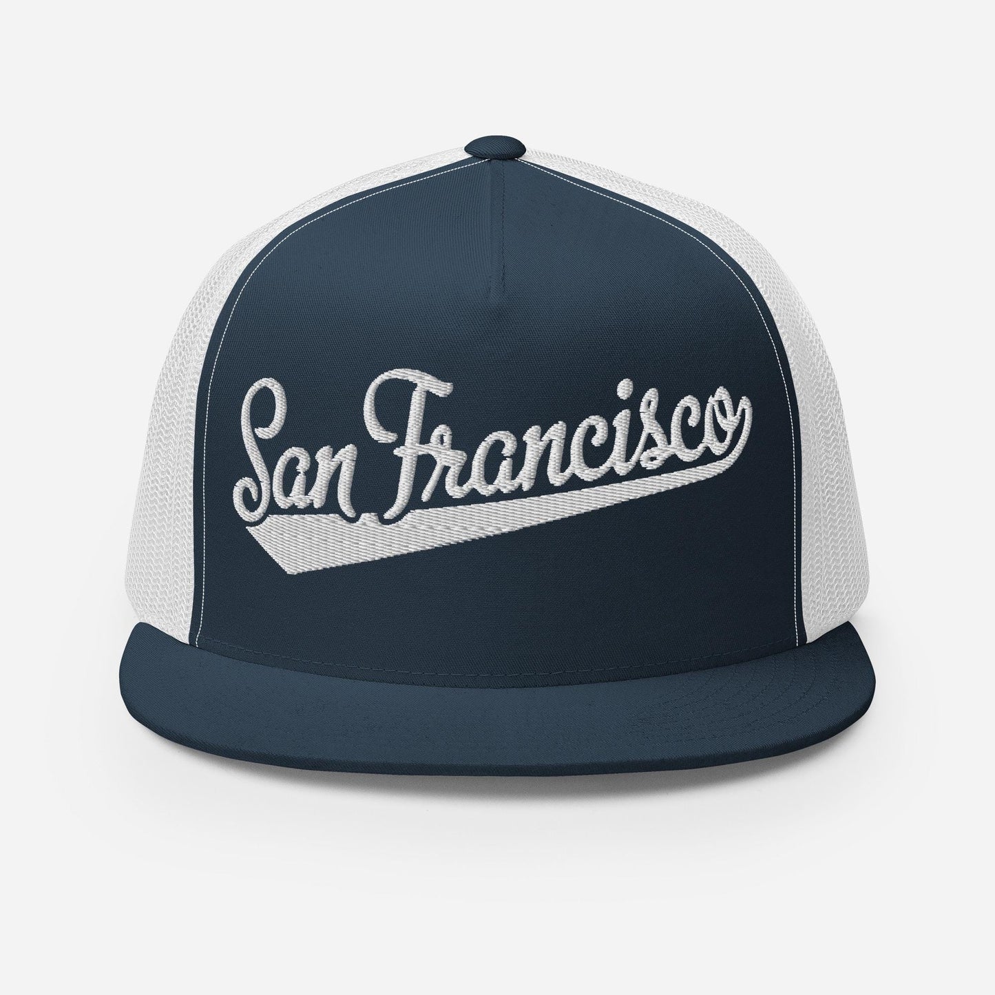 San Francisco Snapback Hat – Baseball Script Font Cap With Adjustable Fit