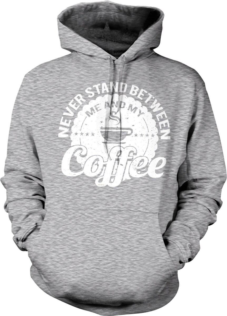 Coffee Hooded Sweatshirt – Cozy Caffeine Lover Hoodie With Pouch Pocket & Soft Polyester Blend