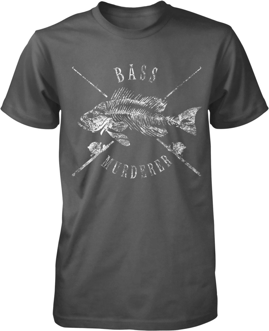 Bass Fisherman T-Shirt – Men's Cotton Fishing Tee | Comfort Fit Casual Wear