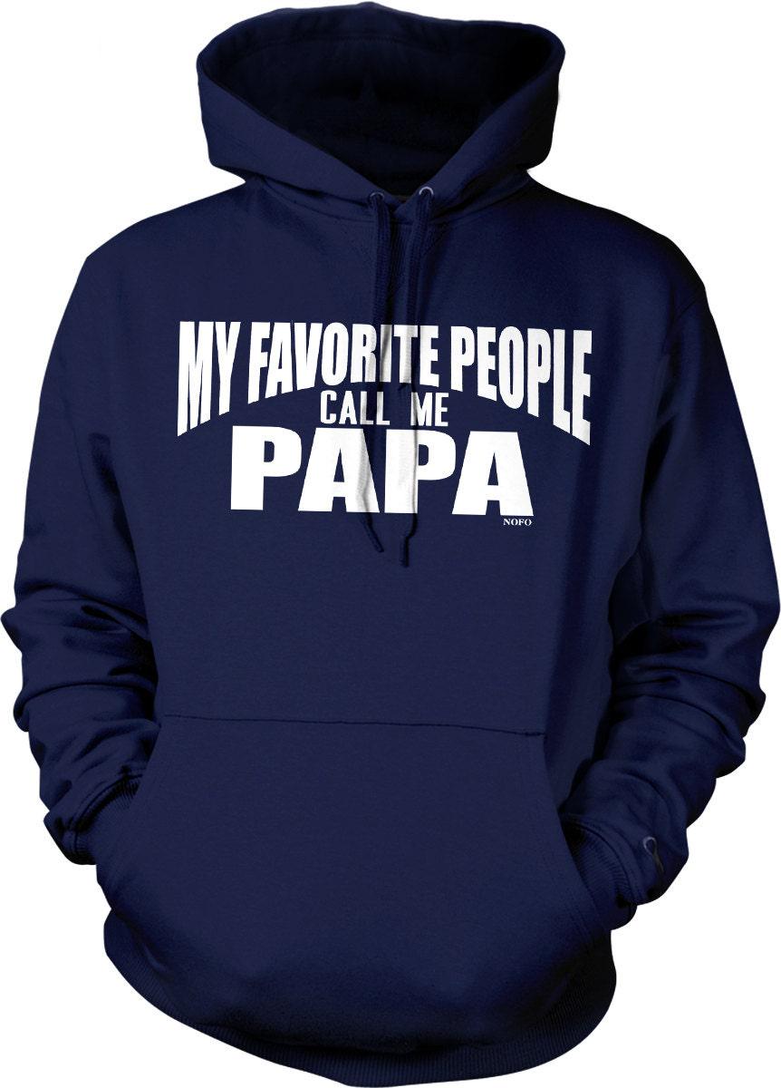 Papa Hooded Sweatshirt – Comfortable Dad Hoodie | Relaxed Fit Cotton Polyester