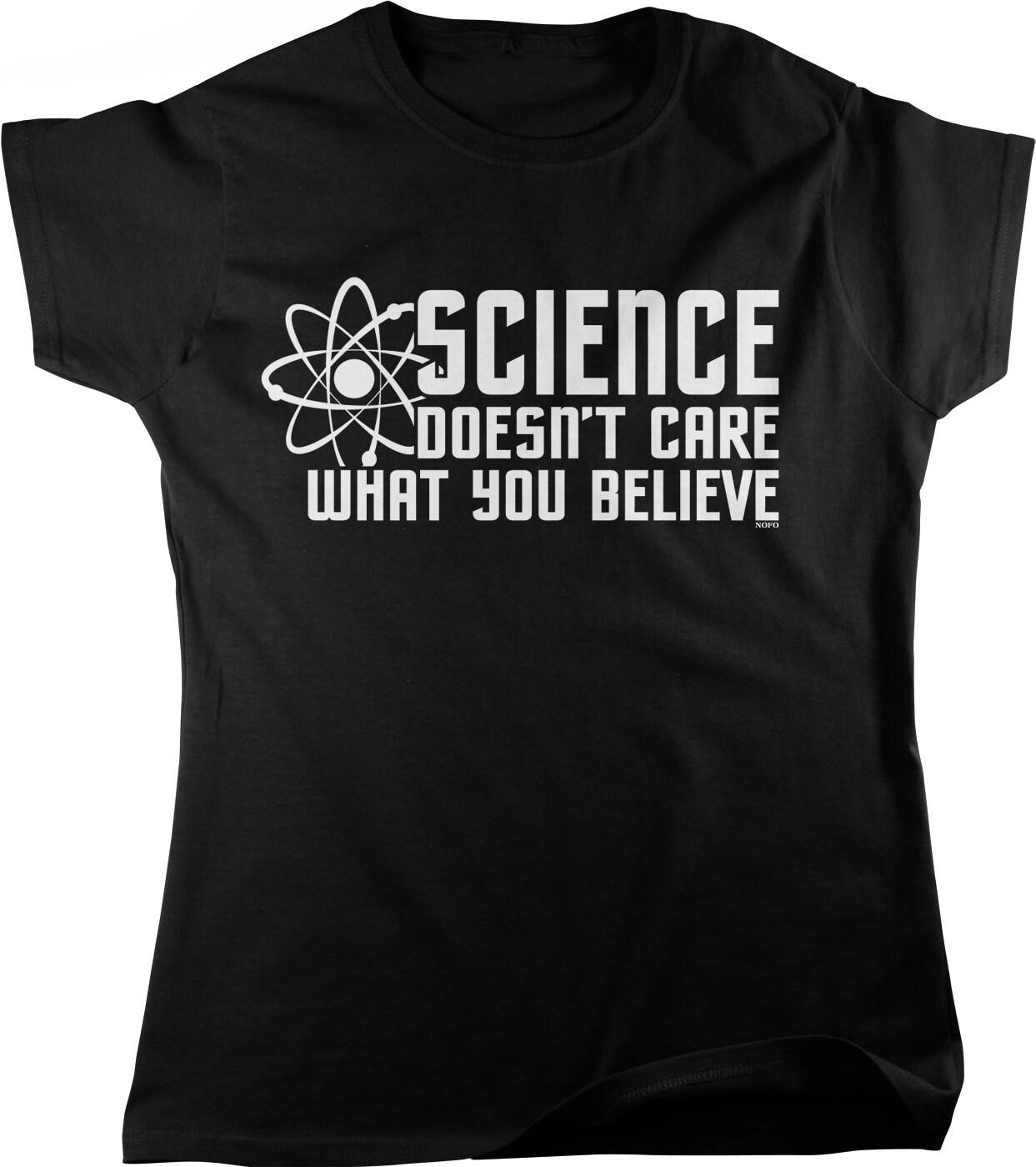 Science Women's T-Shirt – Breathable Cotton, Full Cut Fit, Inquiry Spirit Tee