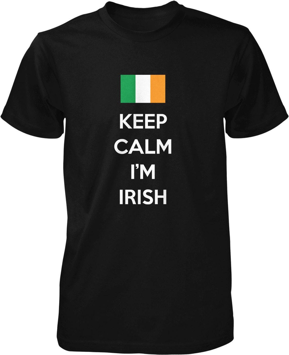 Men's Irish T-Shirt - Soft Cotton Tee With Clover Graphic | St Patricks Day
