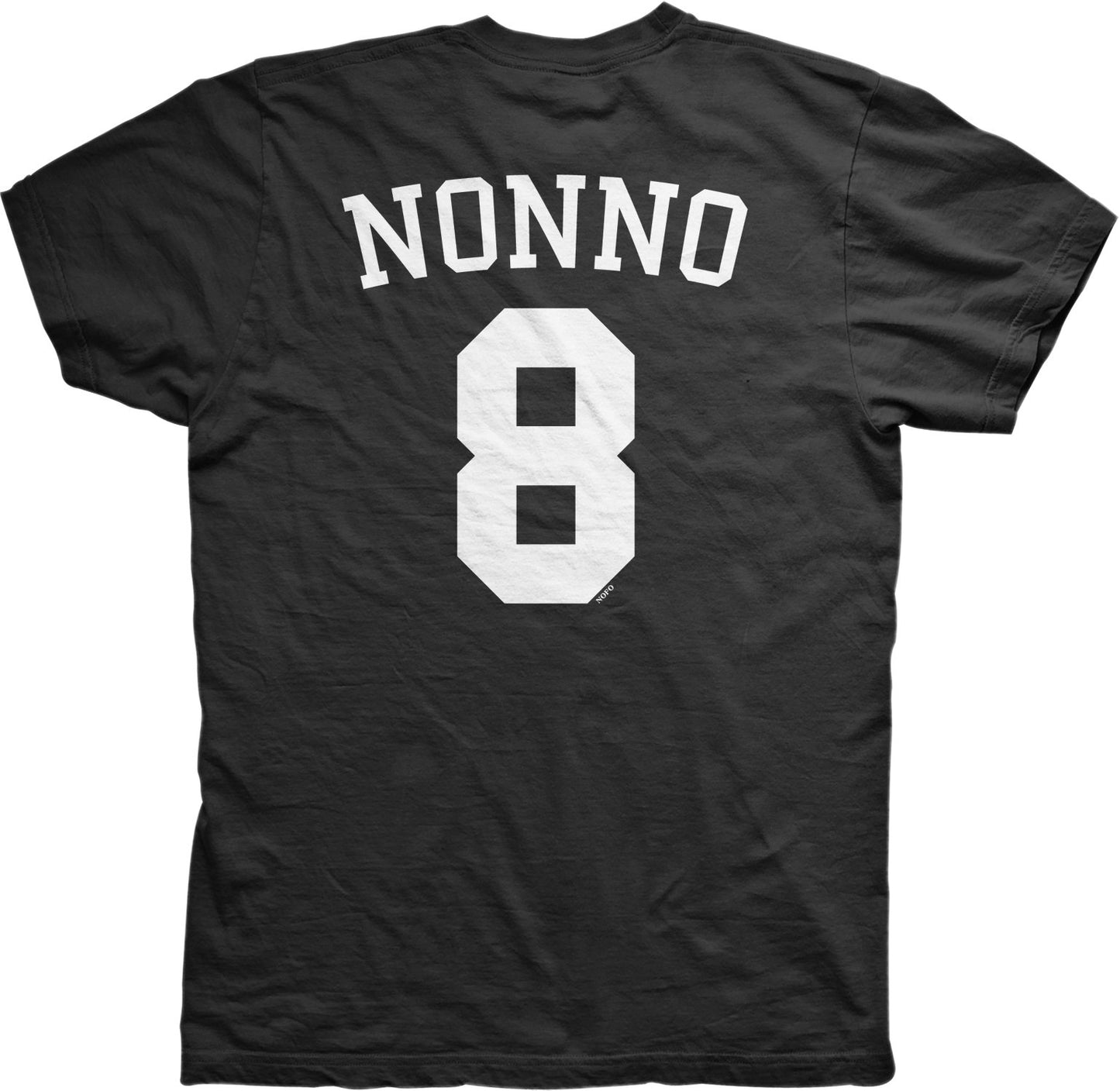 NOFO Clothing Co Back Print, Nonno 8, Jersey Number Design Men's T-Shirt