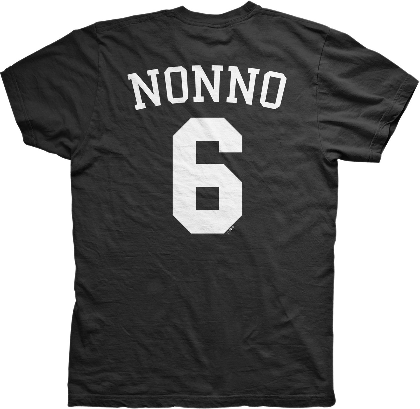 NOFO Clothing Co Back Print, Nonno 6, Jersey Number Design Men's T-Shirt