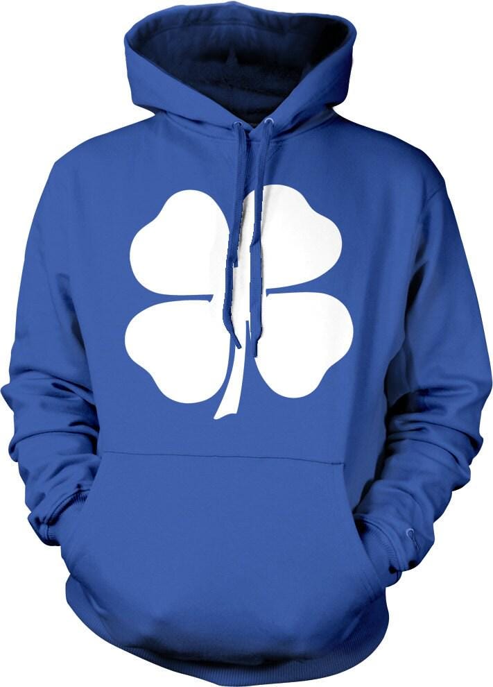 Four Leaf Clover Hoodie - Cozy Shamrock Sweatshirt | Irish Lucky Clover Gift