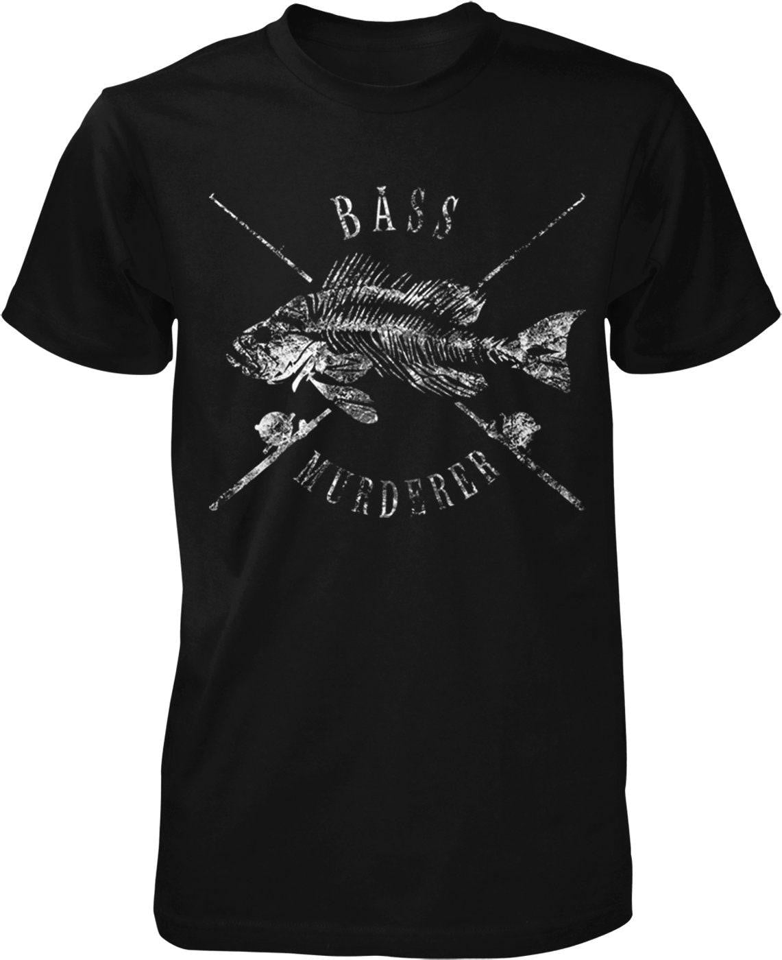 Bass Fisherman T-Shirt – Men's Cotton Fishing Tee | Comfort Fit Casual Wear