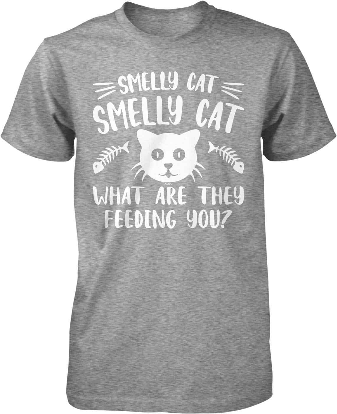 Smelly Cat T-Shirt – Men's Cotton Tee With Breathable Soft Pre-Shrunk Fabric