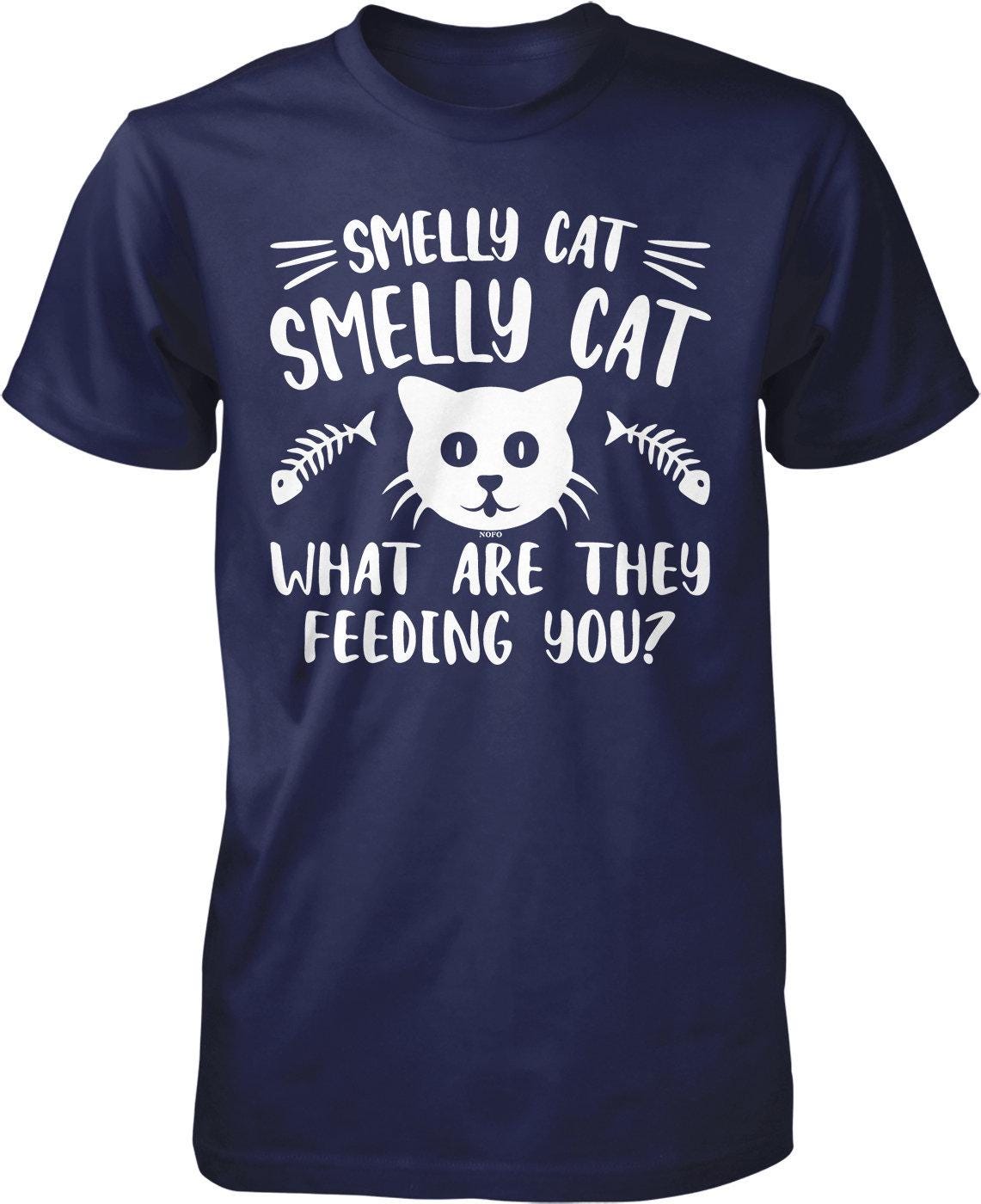 Smelly Cat T-Shirt – Men's Cotton Tee With Breathable Soft Pre-Shrunk Fabric
