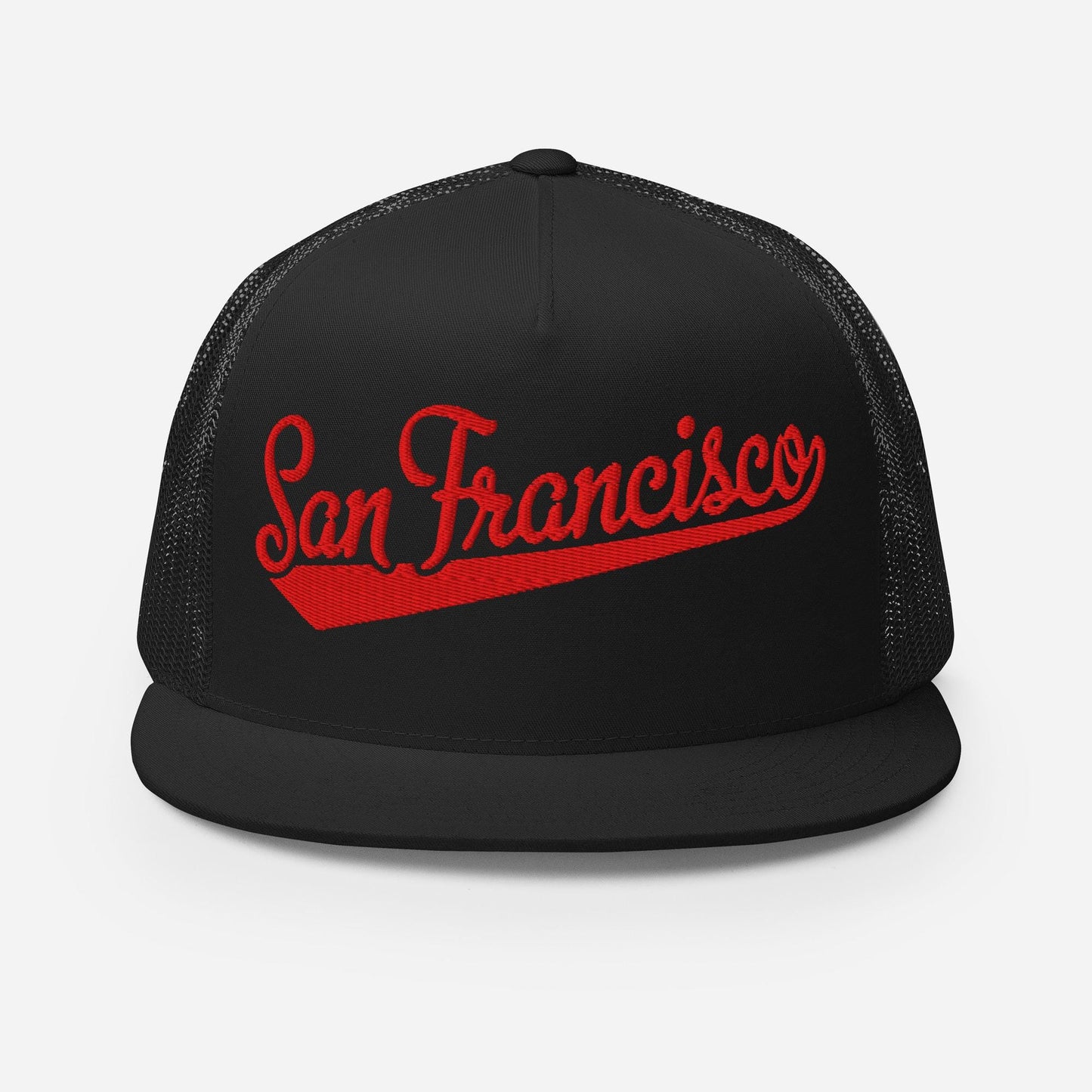 San Francisco Snapback Hat – Baseball Script Font Cap With Adjustable Fit