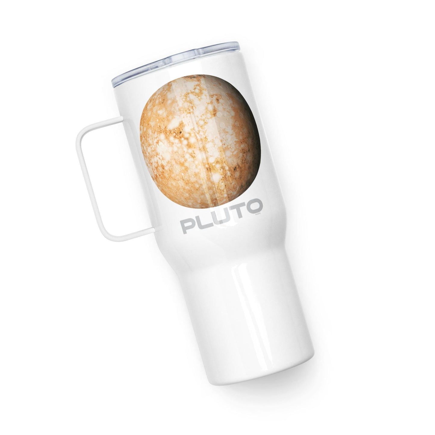 Planet Pluto Travel mug with a handle