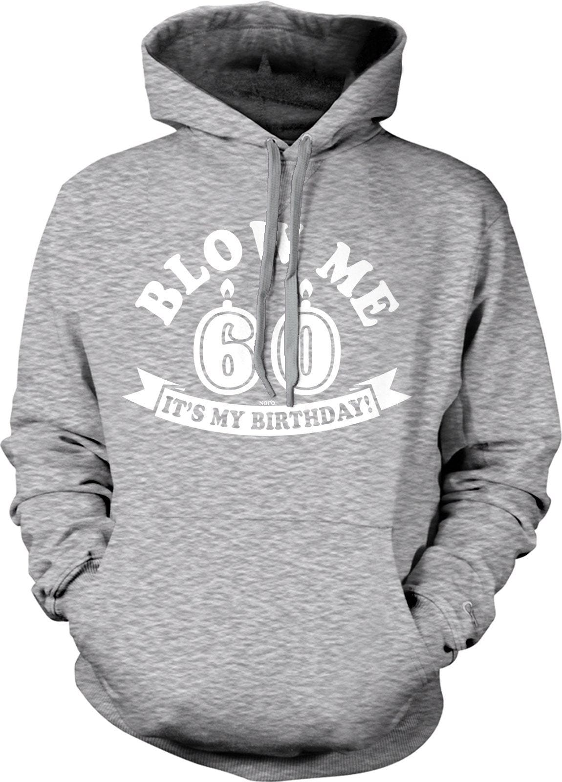 60th Birthday Sweatshirt – Vintage Style Hoodie With Double Ply Hood & Pouch Pocket
