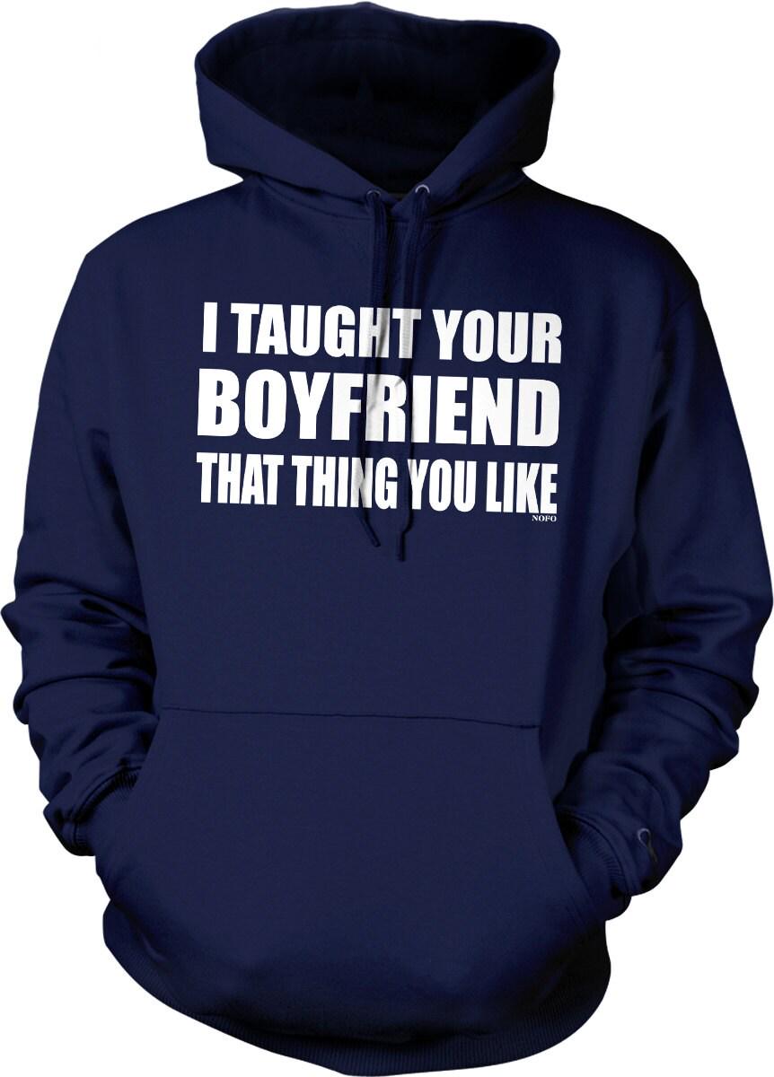Hooded Sweatshirt – Funny Boyfriend Cozy Winter Layering Hoodie With Pouch Pocket & Soft Fabric