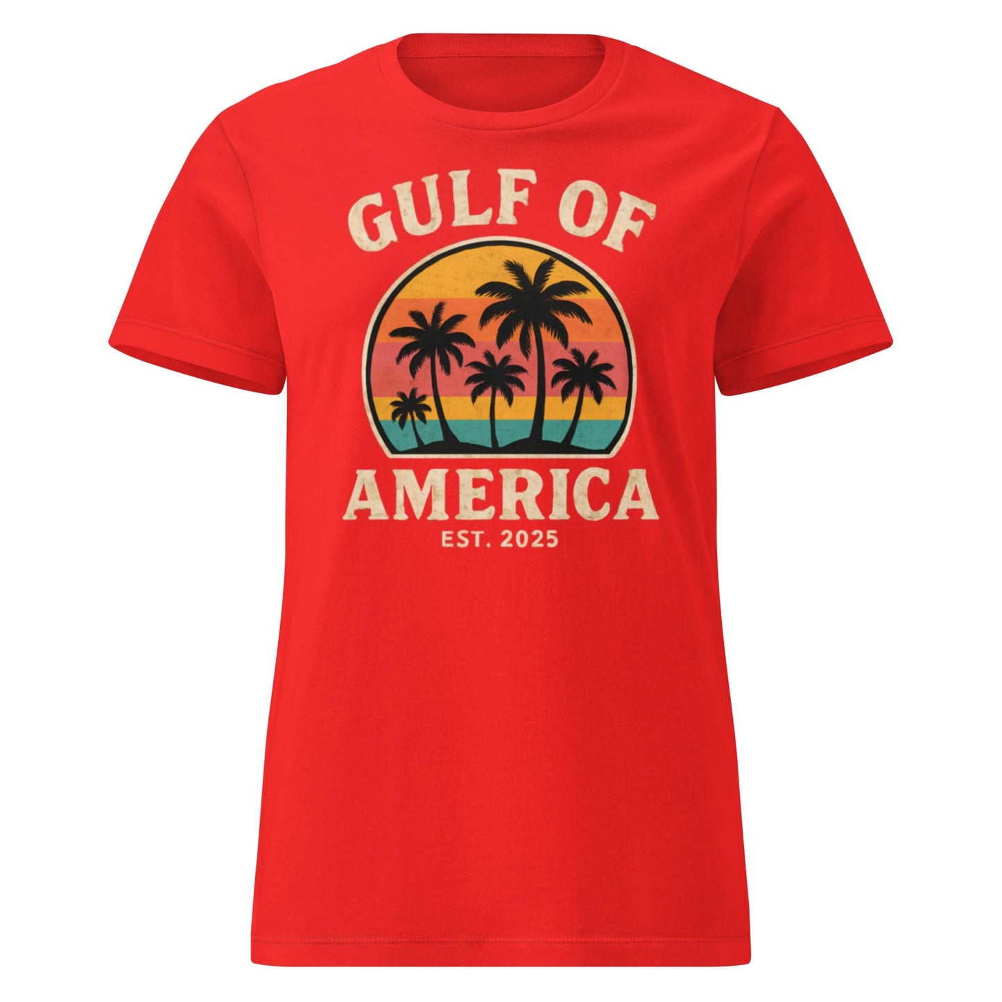 gulf of america est. 2025 maga Women’s basic softstyle t-shirt