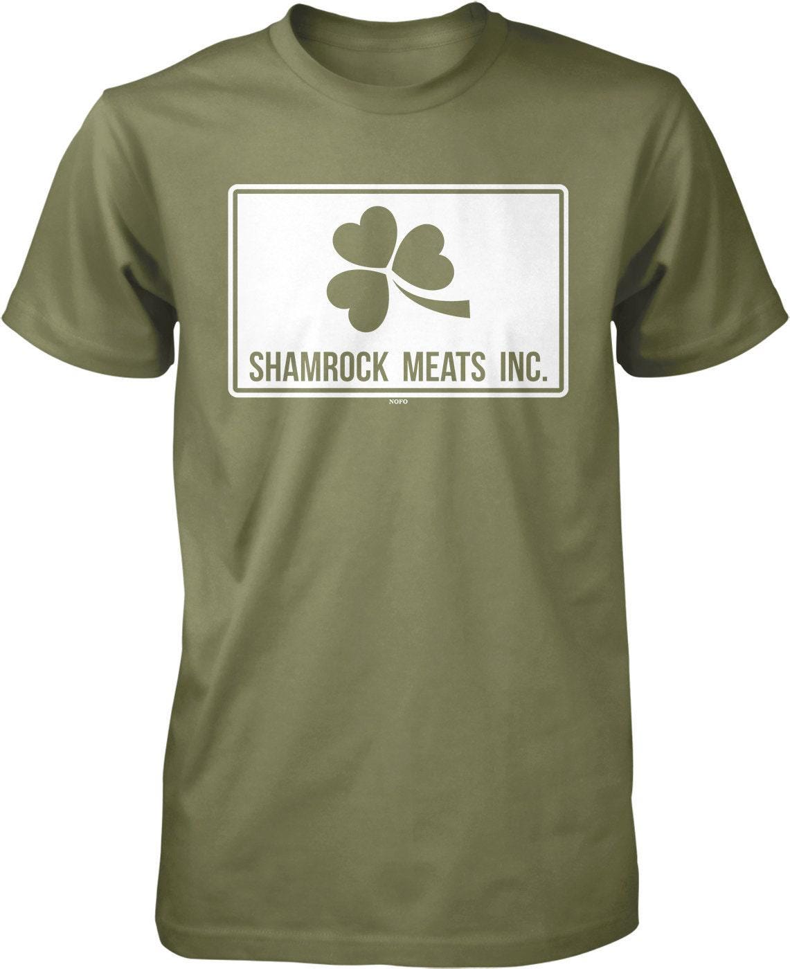 Men's T-Shirt | Shamrock Meats Inc Durable Philly Culture Shirt - Cotton Tee