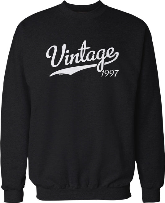 Vintage Crew Neck Sweatshirt – Classic Vintage 1997 Sweatshirt With Pouch Pocket Hoodie
