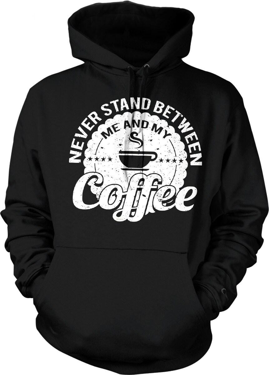 Coffee Hooded Sweatshirt – Cozy Caffeine Lover Hoodie With Pouch Pocket & Soft Polyester Blend