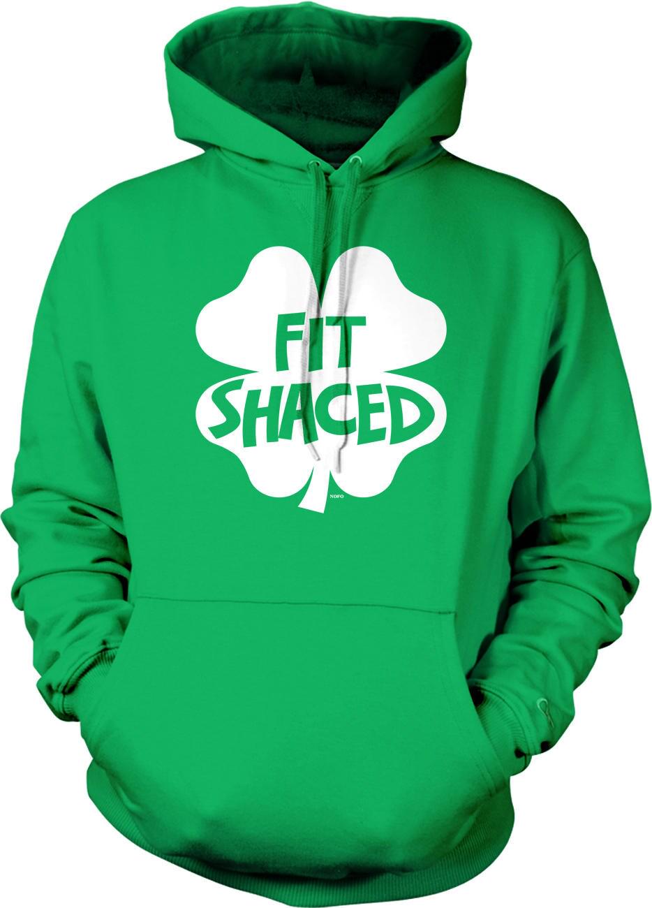 Four Leaf Clover Sweatshirt - Comfortable Cotton Blend Hoodie With Durable Double Ply Hood