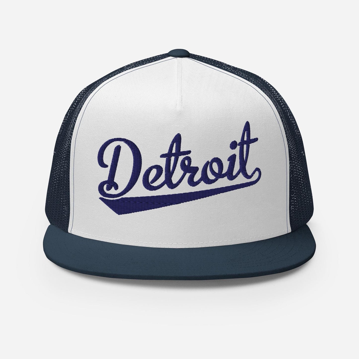 Detroit Snapback Hat – Five Panel Hat With Breathable Mesh & Custom Thread Colors