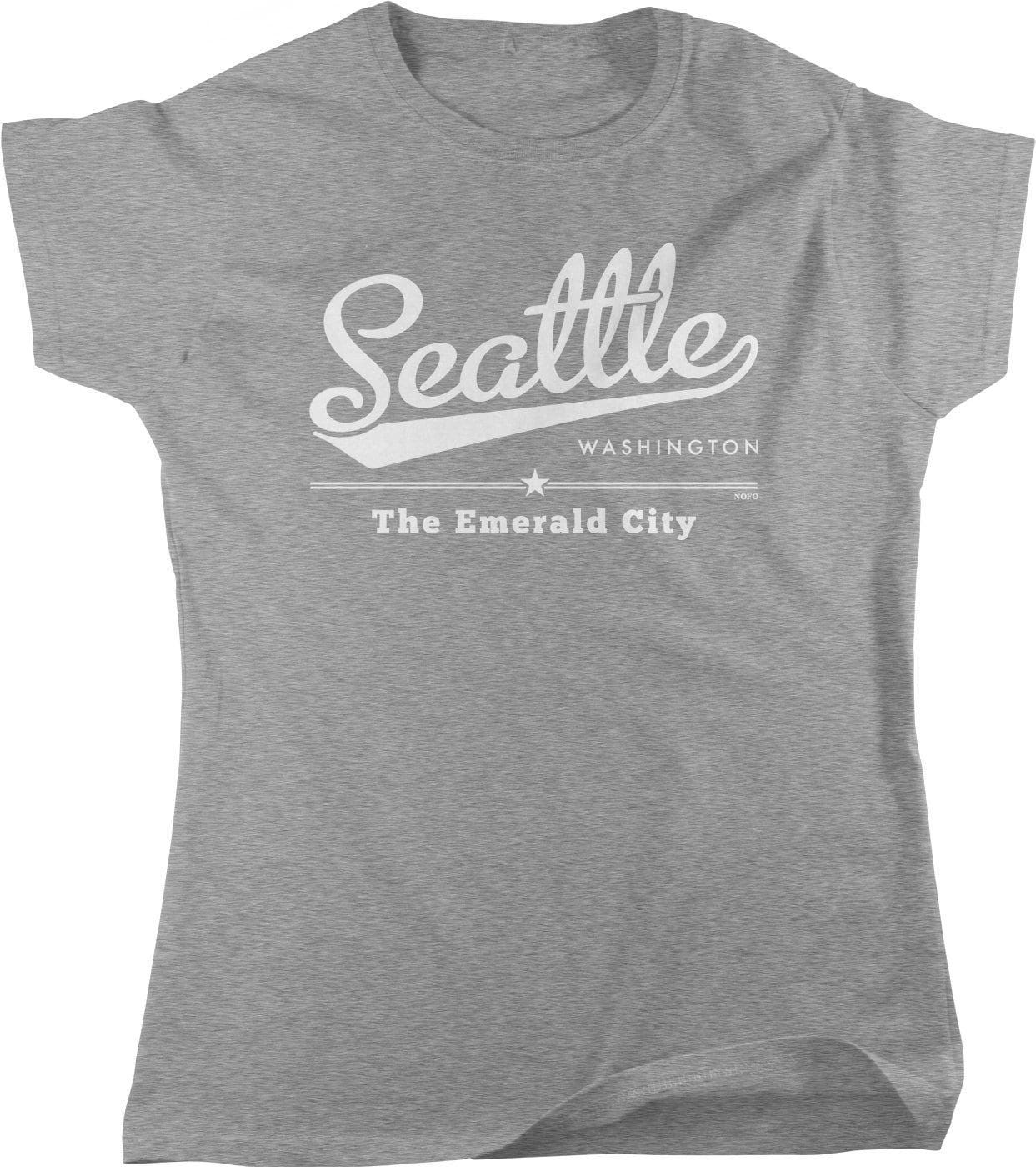 Seattle Women's T-Shirt – Soft Breathable Tee | Pre-Shrunk Cotton, Flattering Relaxed Fit