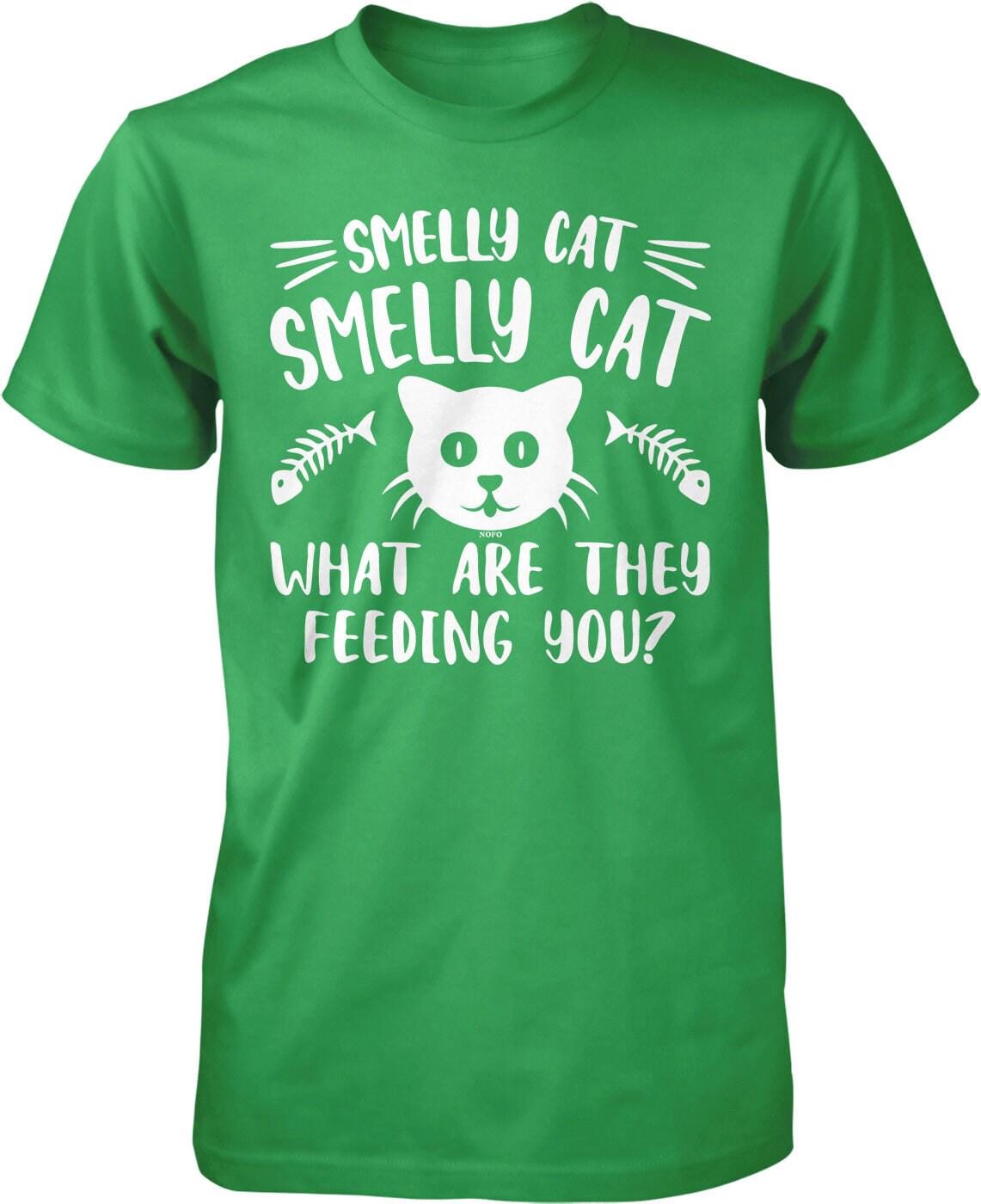 Smelly Cat T-Shirt – Men's Cotton Tee With Breathable Soft Pre-Shrunk Fabric