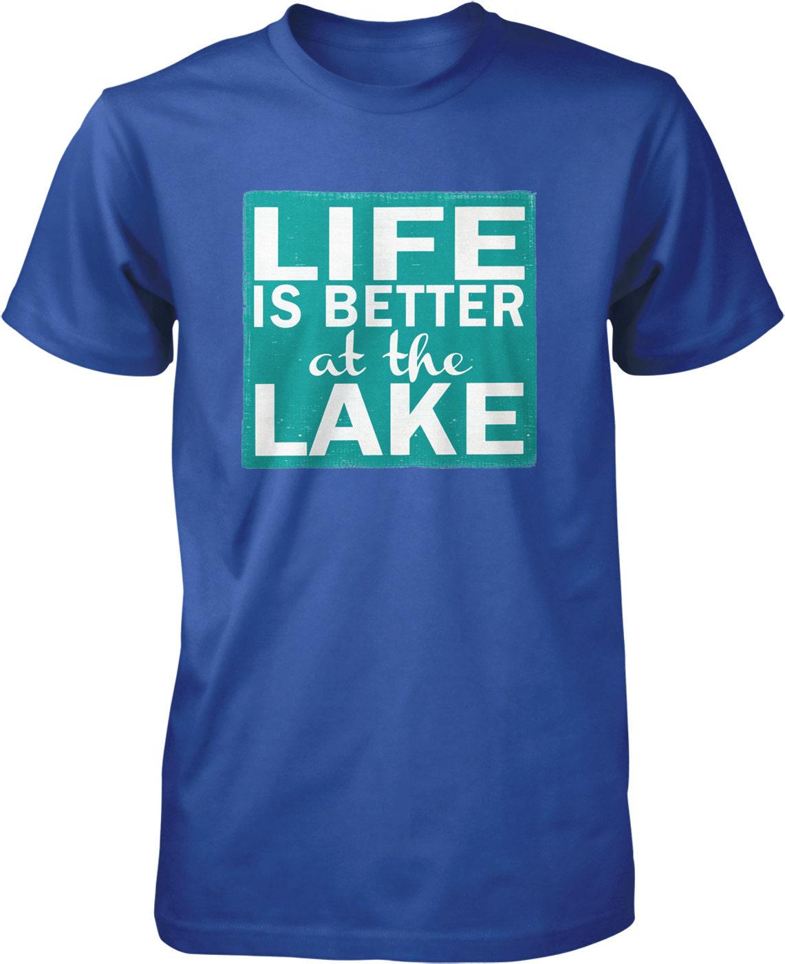 Lake Life T-Shirt – Men's Lake Shirt | Comfortable Cotton Tee for Outdoor Lifestyle