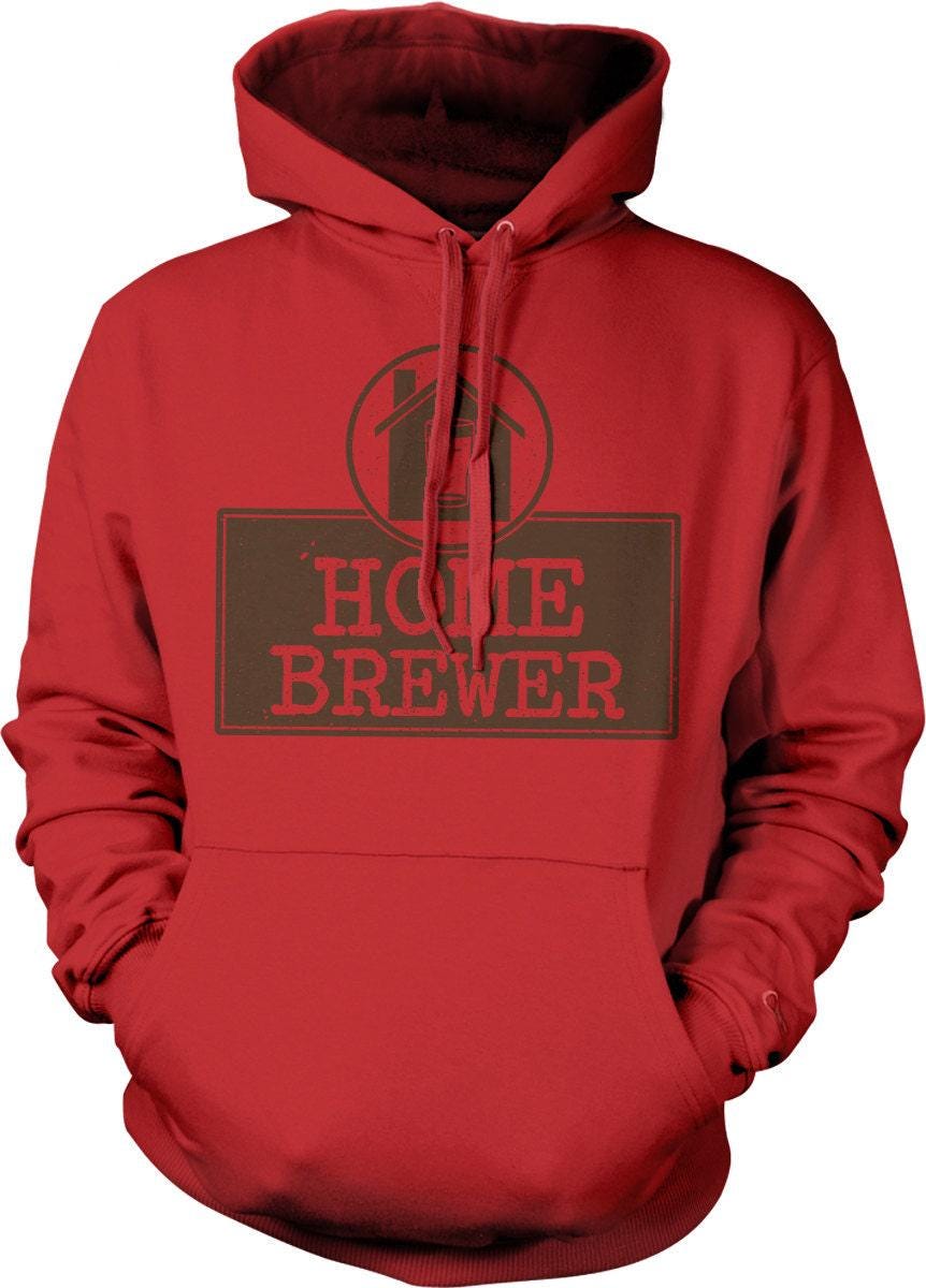 Home Brewer Sweatshirt – Comfortable Craft Brewer Hoodie with Pouch Pocket