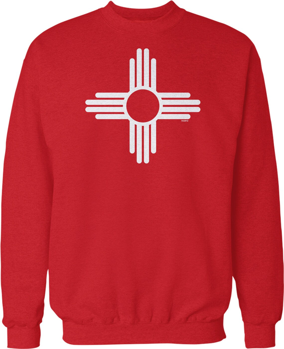Zia Sun Sweatshirt – Unisex Crew Neck Hoodie With Pouch Pocket & Durable Fabric