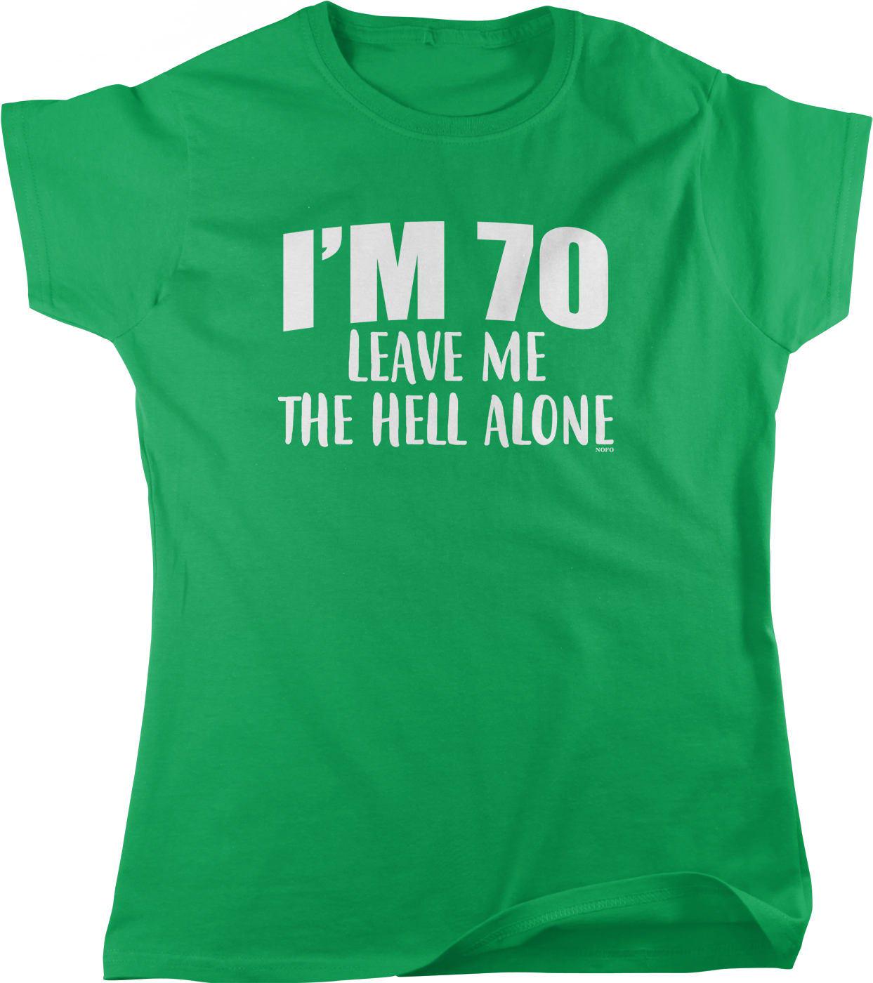 70th Birthday T-Shirt - Women's Funny 70th Shirt | Soft Cotton Tee, Casual Gift