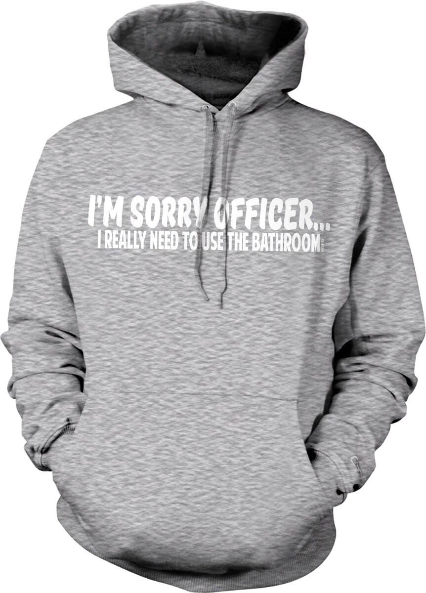 Funny Police Hoodie – Cop Humor Sweatshirt With Set-In Sleeves & Cotton Blend