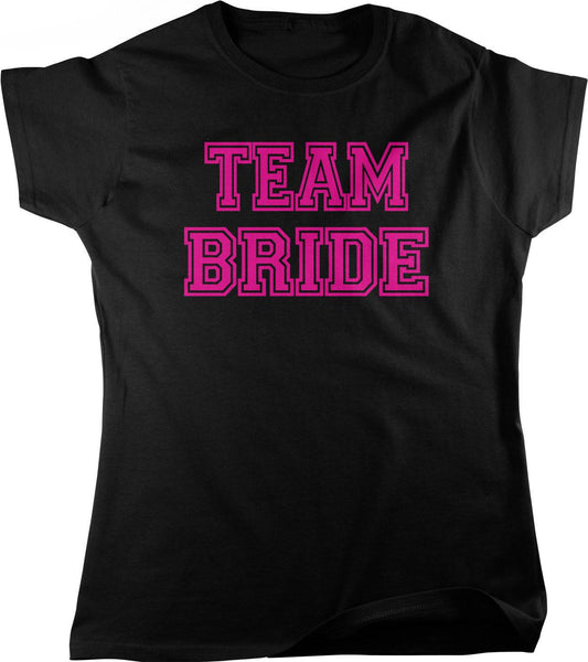 Team Bride T-shirt – Pink Bridal Party Shirt | Comfortable Cotton Tee