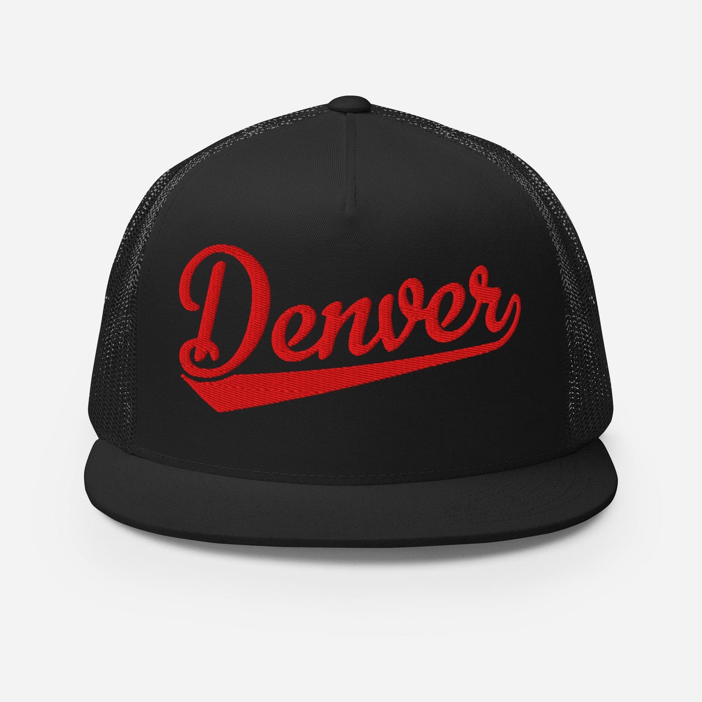 Denver Snapback Hat – 6 Panel Snapback Trucker Hat With Breathable Mesh