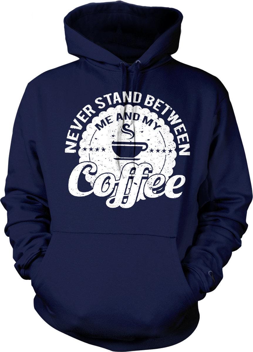 Coffee Hooded Sweatshirt – Cozy Caffeine Lover Hoodie With Pouch Pocket & Soft Polyester Blend