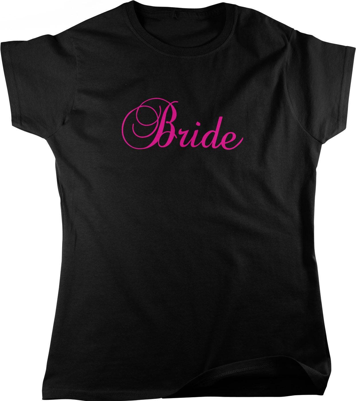 Pink Bride T-Shirt – Comfortable Wedding Women's Tee For Bachelorette Party