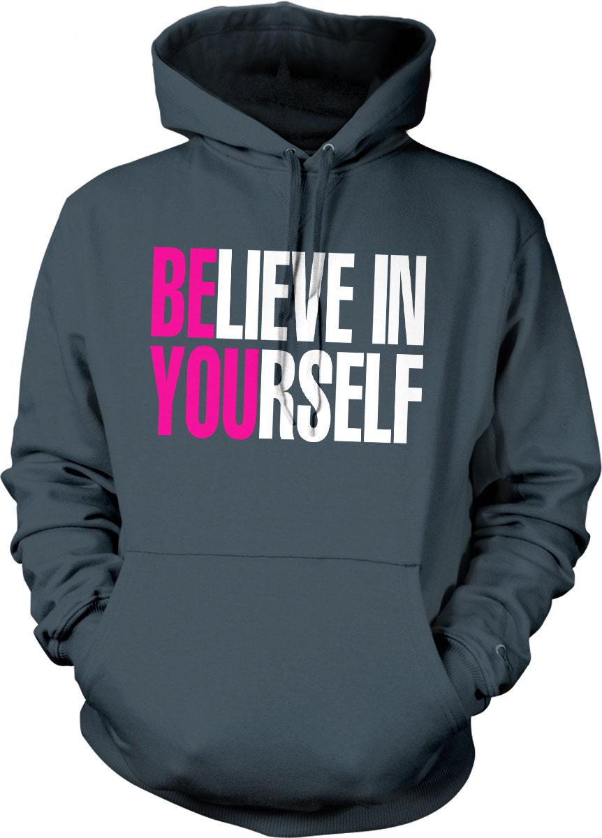 Be You Hooded Sweatshirt – Comfortable Gym Wear With Pouch Pocket & Adjustable Drawcord